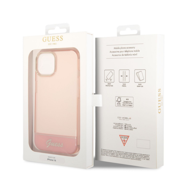 GUESS GUHCP14SHGCOP ovitek za iPhone 14 6.1 - roza - Image 6
