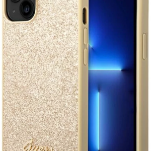 GUESS GUHCP14SHGGSHD ovitek za iPhone 14 6.1 - zlat z bleščicami