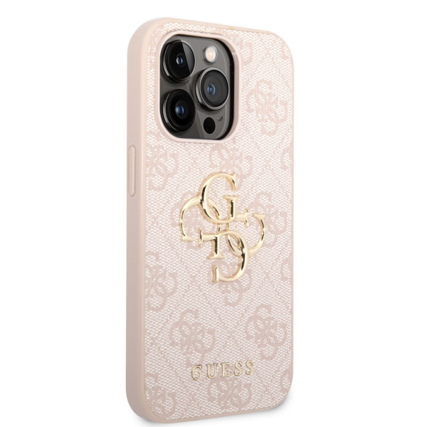GUESS GUHCP14X4GMGPI ovitek za iPhone 14 Pro Max - roza - Image 3
