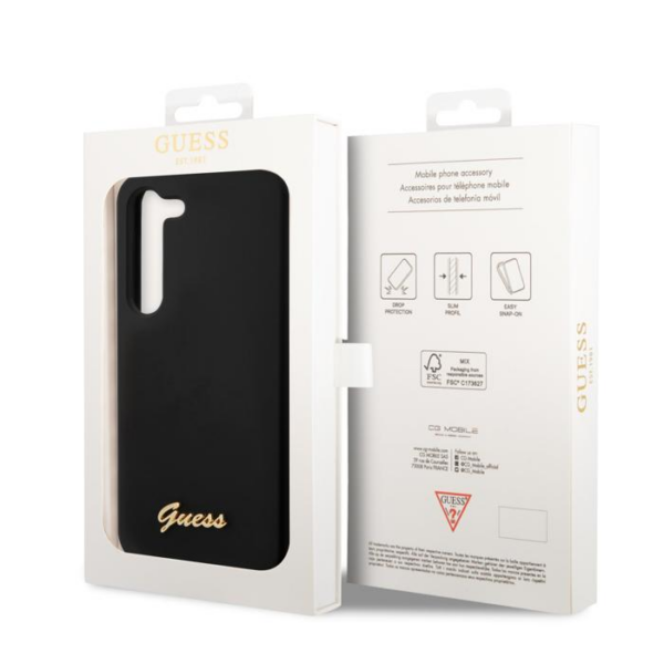 GUESS GUHCS23MSLSMK ovitek za Samsung Galaxy S23 Plus 5G - črn - Image 6