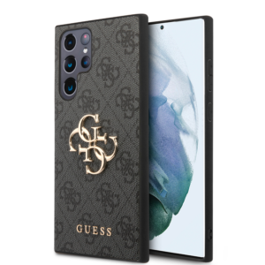 GUESS GUHCS24L4GMGGR ovitek za Samsung Galaxy S24 Ultra 5G - siv