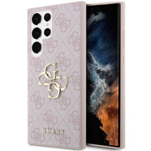 GUESS GUHCS24L4GMGPI ovitek za Samsung Galaxy S24 Ultra 5G - roza