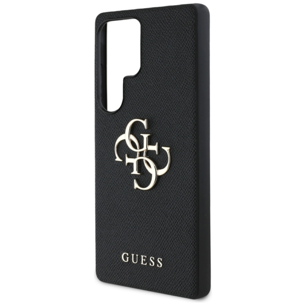 GUESS GUHCS25LPGT4MBK ovitek za Samsung Galaxy S25 Ultra 5G - Grained - črn - Image 6