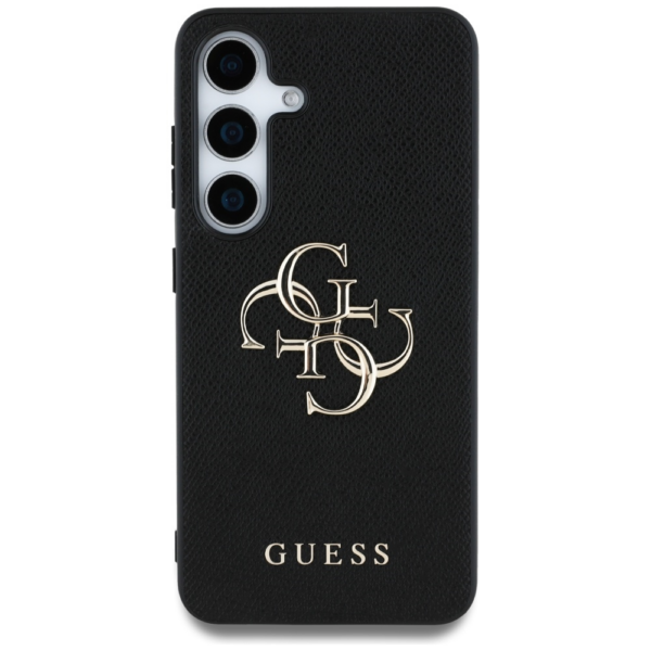 GUESS GUHCS25MPGT4MBK ovitek za Samsung Galaxy S25 Plus 5G - Grained - črn - Image 3