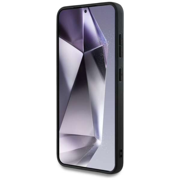 GUESS GUHCS25MPGT4MBK ovitek za Samsung Galaxy S25 Plus 5G - Grained - črn - Image 5