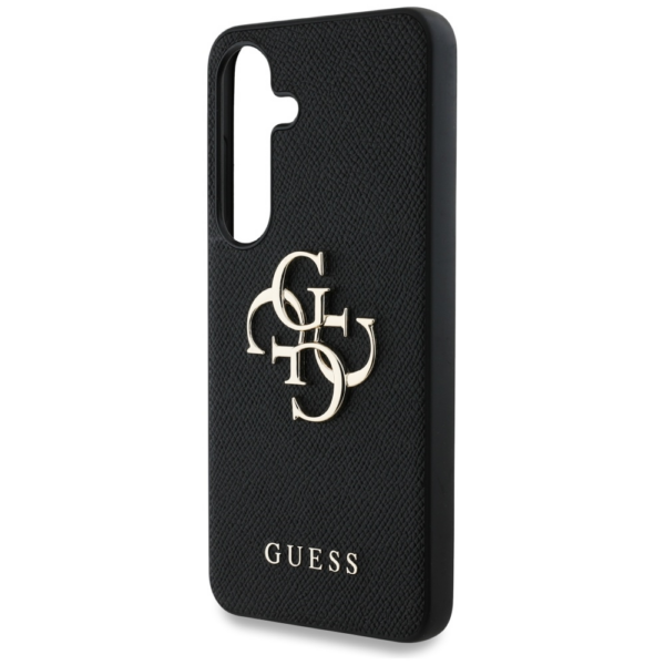 GUESS GUHCS25MPGT4MBK ovitek za Samsung Galaxy S25 Plus 5G - Grained - črn - Image 6