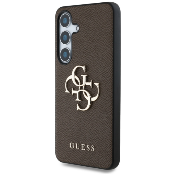 GUESS GUHCS25MPGT4MBW ovitek za Samsung Galaxy S25 Plus 5G - Grained - rjav - Image 2