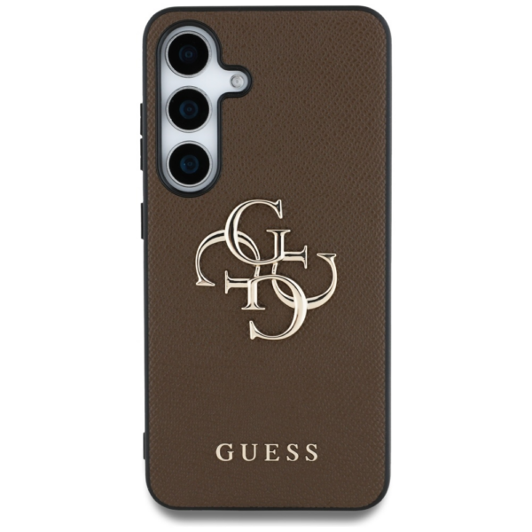 GUESS GUHCS25MPGT4MBW ovitek za Samsung Galaxy S25 Plus 5G - Grained - rjav - Image 3