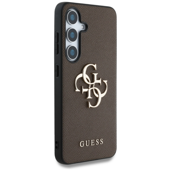 GUESS GUHCS25MPGT4MBW ovitek za Samsung Galaxy S25 Plus 5G - Grained - rjav - Image 4