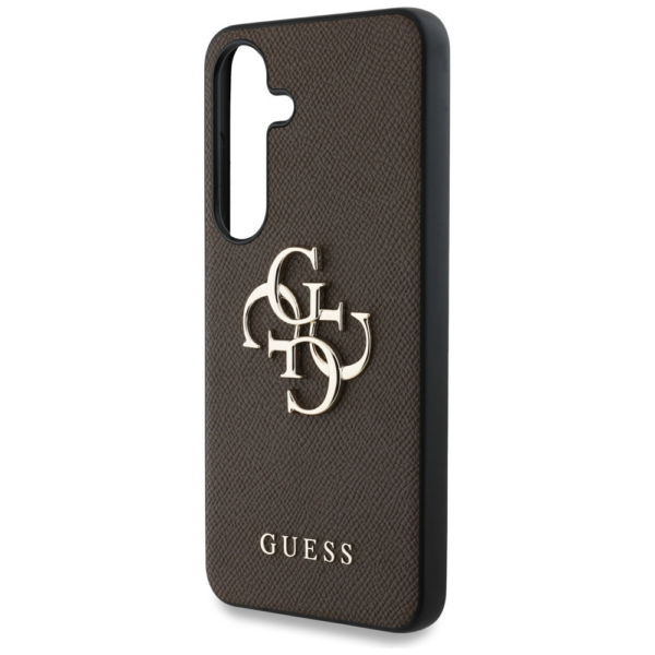 GUESS GUHCS25MPGT4MBW ovitek za Samsung Galaxy S25 Plus 5G - Grained - rjav - Image 6