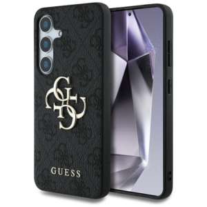GUESS GUHCS25S4GMGGR ovitek za Samsung Galaxy S25 5G - črn