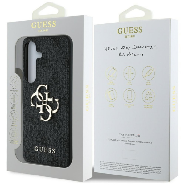 GUESS GUHCS25S4GMGGR ovitek za Samsung Galaxy S25 5G - črn - Image 8