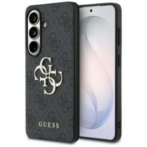 GUESS GUHCS26M4GMGGR ovitek za Samsung Galaxy S26 Plus 5G - črn