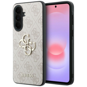 GUESS GUHCSA374GMGPI silikonski ovitek z obeskom za Samsung Galaxy A37 - roza