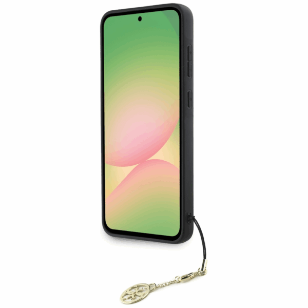 GUESS GUHCSA56GF4GBR silikonski ovitek z obeskom za Samsung Galaxy A56 - rjav - Image 4