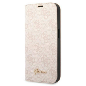 GUESS ovitek GUBKP14MHG4SHP za iPhone 14 Plus knjiga roza