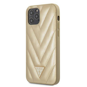 GUESS ovitek GUHCP12MPUVQTMLBE za iPhone 12 / 12 Pro - zlat