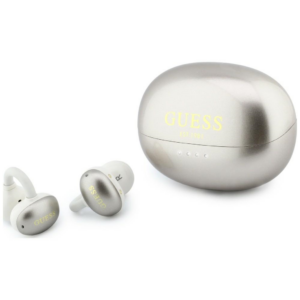 Guess OWS brezžične Bluetooth slušalke  Metallic Finish Electroplated Parts Classic Logo - zlata - GUTWSOL3MEGD