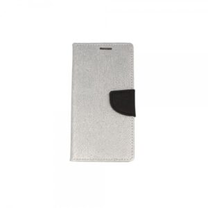 Havana preklopna torbica Fancy Diary Samsung Galaxy Xcover 4s G398 / Galaxy Xcover 4 G390 - srebrno črn z bleščicami