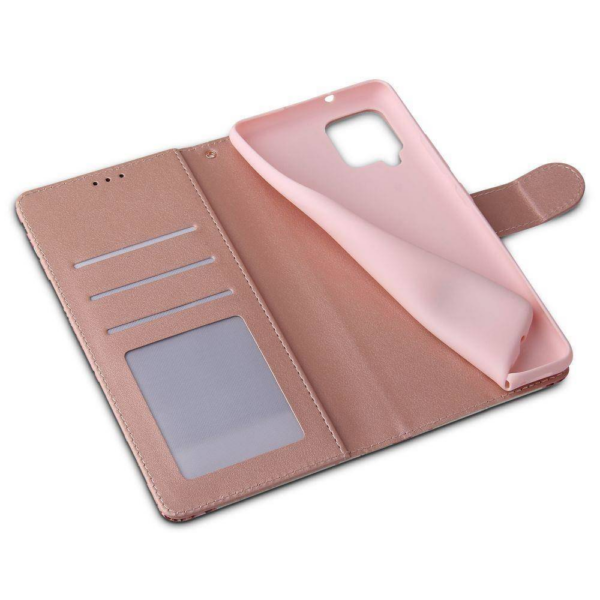 Havana preklopna torbica Wallet denarnica Fancy Diary Marmor Samsung Galaxy S21 FE G990 - roza - slika 4