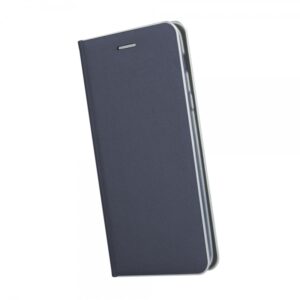 Havana Premium preklopna torbica Samsung Galaxy S10 G973 - modra s srebrnim robom
