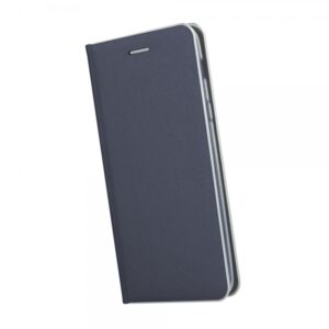 Havana Premium preklopna torbica Samsung Galaxy S10 Plus G975 - modra s srebrnim robom