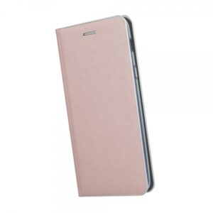 Havana Premium preklopna torbica Huawei Mate 20 Lite - roza s srebrnim robom