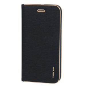 Havana Premium preklopna torbica Samsung Galaxy A13 LTE A135 - modra z zlatim robom