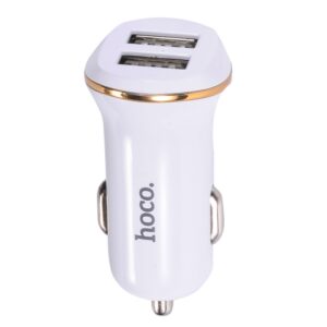 HOCO avtopolnilec Z1 adapter 2,4A - 2xUSB - bel