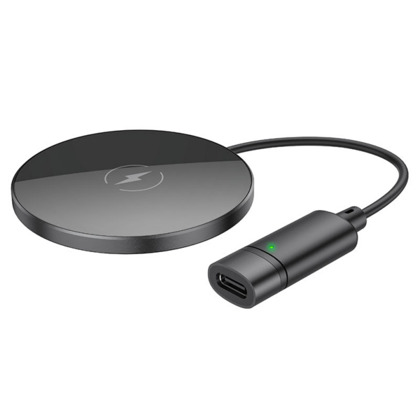 Hoco original brezžična polnilna postaja CW31 magnetna 15W MagSafe, brezžični polnilec za Samsung - črn