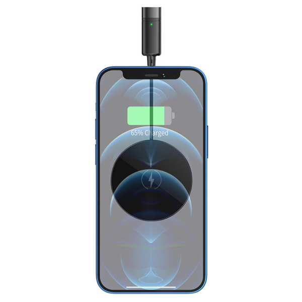 Hoco original brezžična polnilna postaja CW31 magnetna 15W MagSafe, brezžični polnilec za Samsung - črn - Image 2