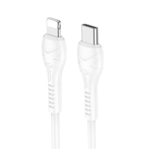 Hoco podatkovni polnilni kabel X37 Type C na Lightning 0,5m 27W - bel