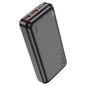 Hoco zunanja baterija powerbank J101A 20000 mAh Fast Charge 22,5W + PD za Samsung, Apple - črn