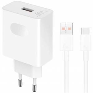 Honor hišni polnilec HN-200330E00 Super Charge Power Adapter 66W USB A s kablom Type C - Original - EU Blister
