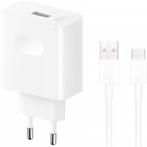 Honor hišni polnilec HN-200400E00 Super Charge Power Adapter 80W USB A s kablom Type C - Original - EU Blister