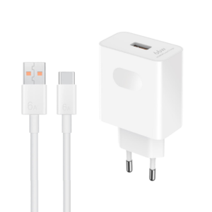 Honor hišni polnilec Super Charge Power Adapter 66W USB A s kablom Type C - Original - EU Blister