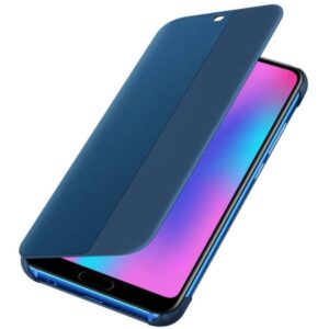 Huawei Honor original preklopna torbica Smart View za Honor 10 moder z okenčkom