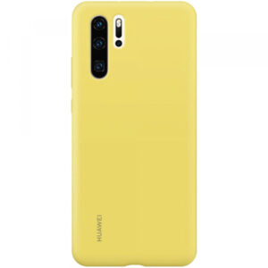 Huawei original silikonski ovitek za Huawei P30 Pro - rumen