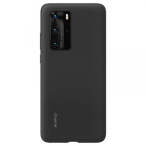 Huawei original silikonski ovitek za Huawei P40 Pro - črn