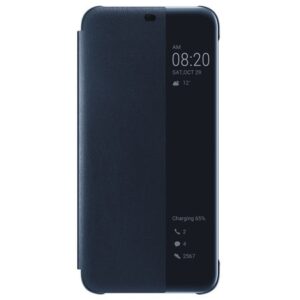 Huawei original preklopna torbica Smart View za Huawei Mate 20 Lite moder z okenčkom