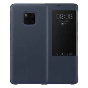Huawei original preklopna torbica Smart View za Huawei Mate 20 Pro moder z okenčkom