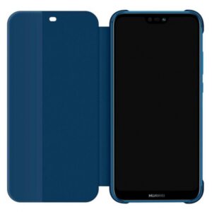 Huawei original preklopna torbica Smart View za Huawei P20 moder z okenčkom
