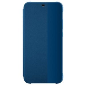 Huawei original preklopna torbica Smart View za Huawei P20 Lite moder z okenčkom