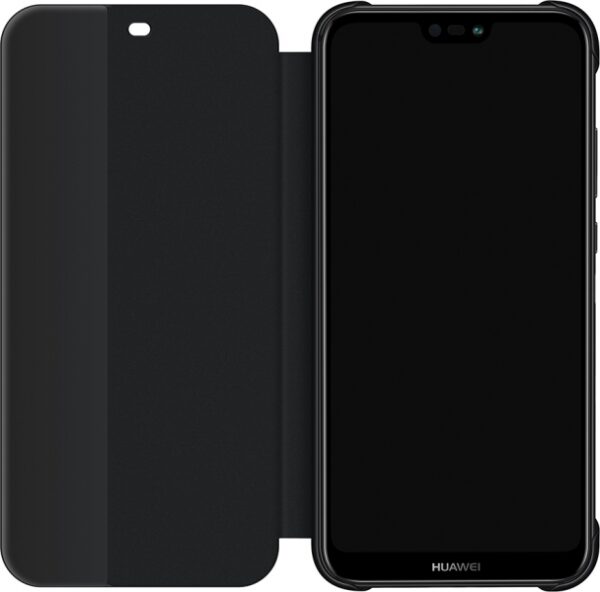 Huawei original preklopna torbica Smart View za Huawei P20 Lite siv z okenčkom - Image 3
