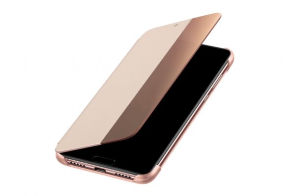 Huawei original preklopna torbica Smart View za Huawei P20 pink z okenčkom - Image 4