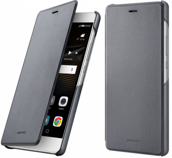 Huawei original preklopna torbica za Huawei P9 lite siva - Image 2