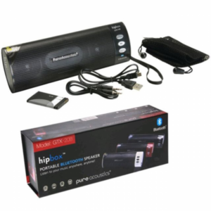 Intempo Bluetooth prenosni zvočnik GTX20B PURE HIPBOX - črn