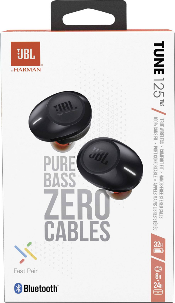 JBL Tune125 TWS bluetooth slušalke črne - Image 8