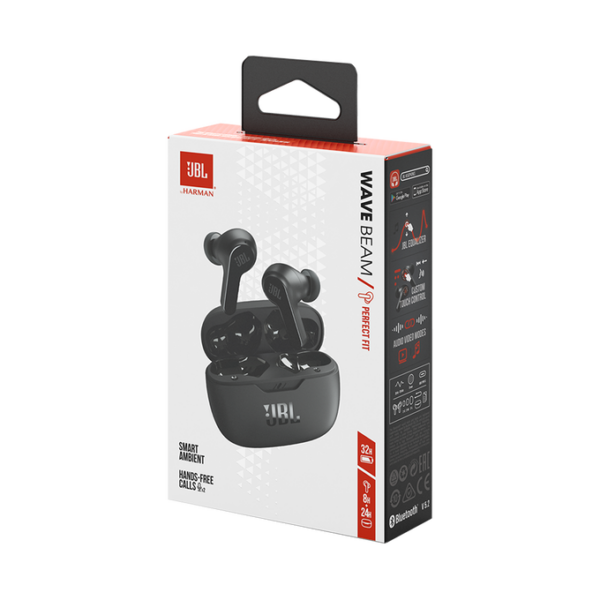 JBL Wave Beam bluetooth slušalke črne - Image 9