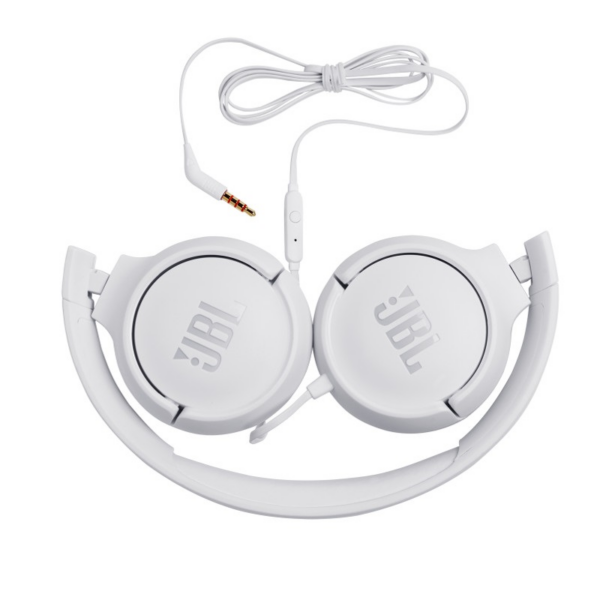 JBL TUNE 500 žične slišalke bele - Image 2